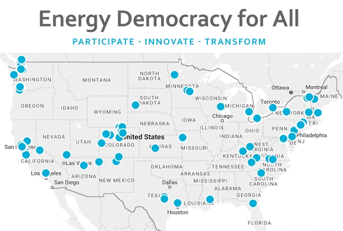 Energy Democracy for All map