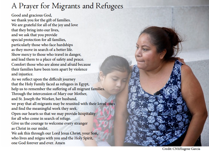 Prayer for migrants and refugees