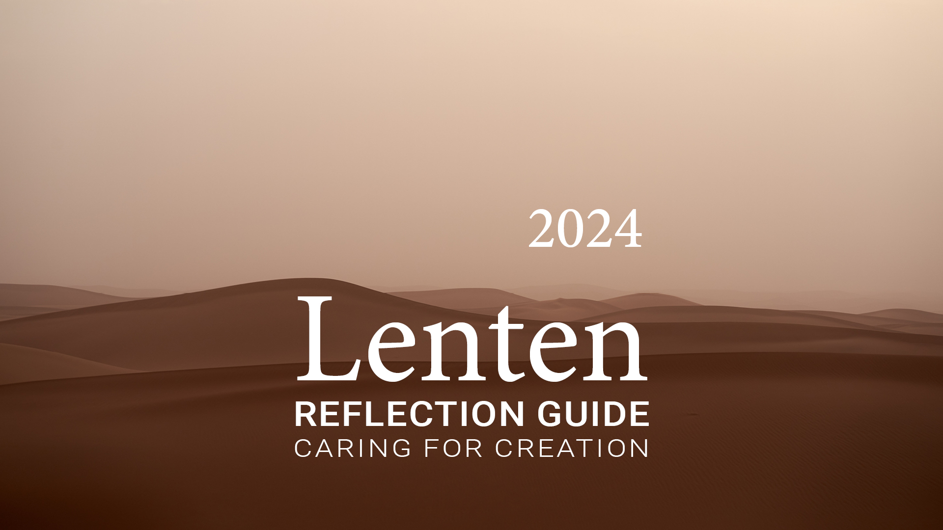 Lenten Reflection Guide 2024 Caring For Creation Maryknoll Office   Banner 1 