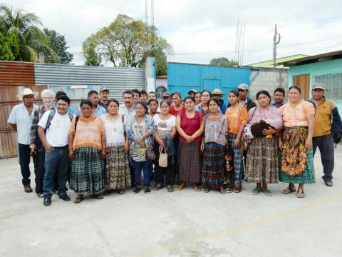 Indigenous people who met with Maryknoll Sisters