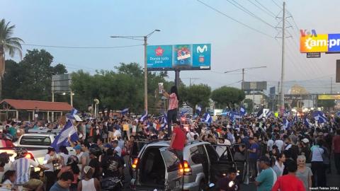 Protests in Nicaragua April 24 2018