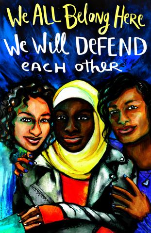We All Belong Here poster from Amplifier Foundation