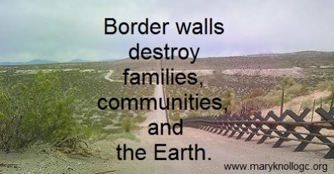Border wall message