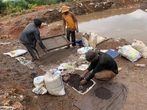 Cobalt mine in DRC. Photo by International Institute of Environment and Development