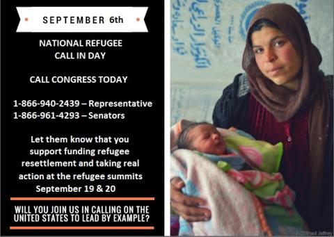 National Refugee Call In Day