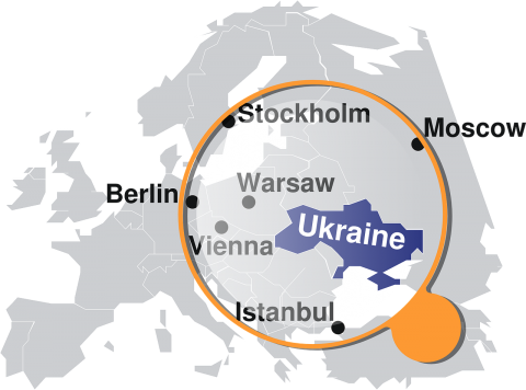 Ukraine map by Pixabay