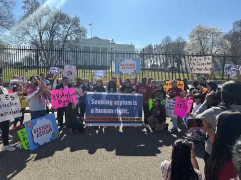 Protect Asylum Rally in front of White House