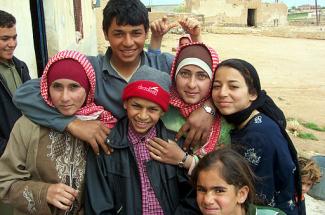 Bedu children in Aleppo, Syria
