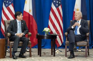 President Biden hosts a meeting with President Marcos Jr