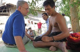 Maryknoll Associate Priest Kevin Conroy in Cambodia