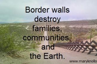Border wall message