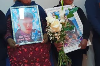 Mothers of the two fallen teens killed by police in Peru