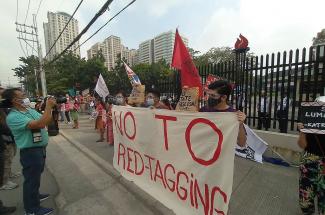 Philippines Protest of Lumad youth against redtagging closure of Lumad schools December 3, 2020, by Wikimedia Commons