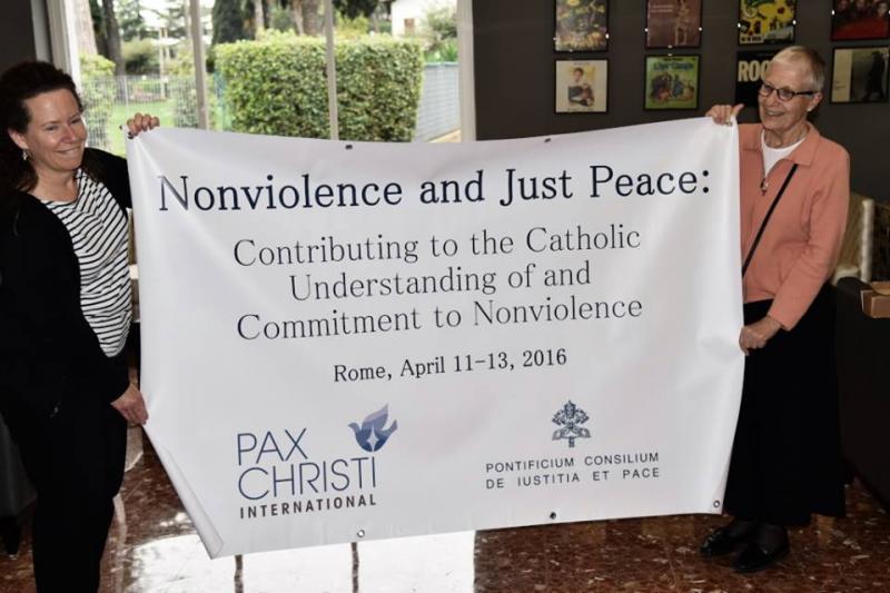Nonviolence and Just Peace conference banner