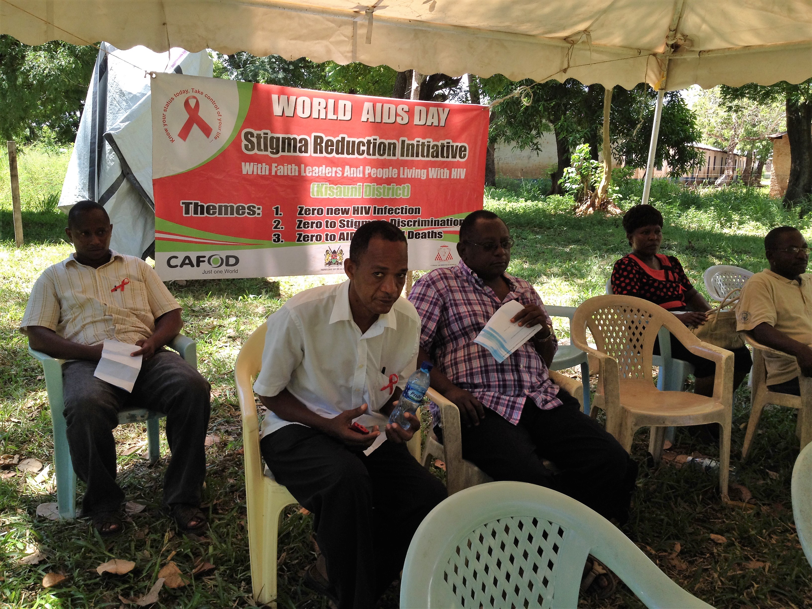 HIV/AIDS education on World AIDS Day in Kenya in 2012