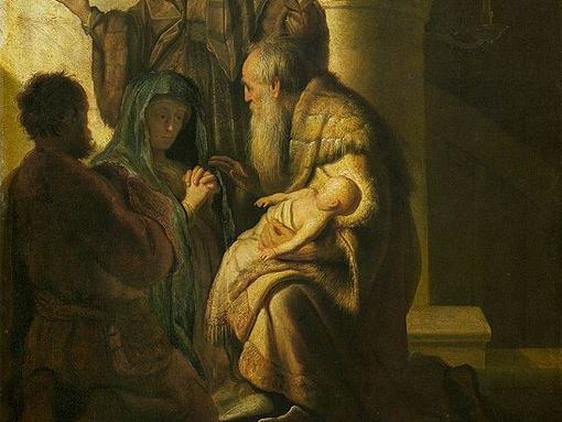 512px-Rembrandt_-_Simeon_and_Anna_Recognize_the_Lord_in_Jesus_-_WGA19102