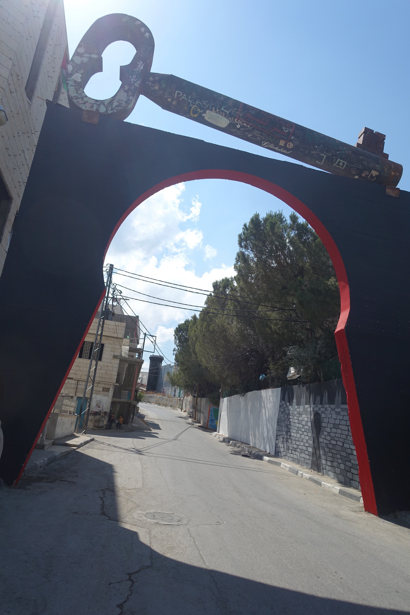 Aida refugee camp entrance