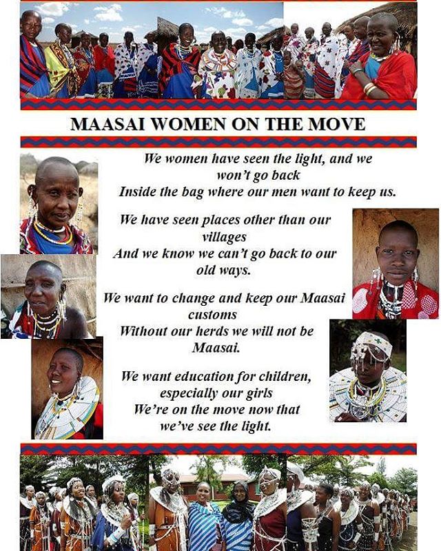 Maasai Women on the move