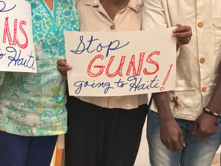 Haiti Advocacy: Tell Congress to Stop the Flow of Illegal Weapons