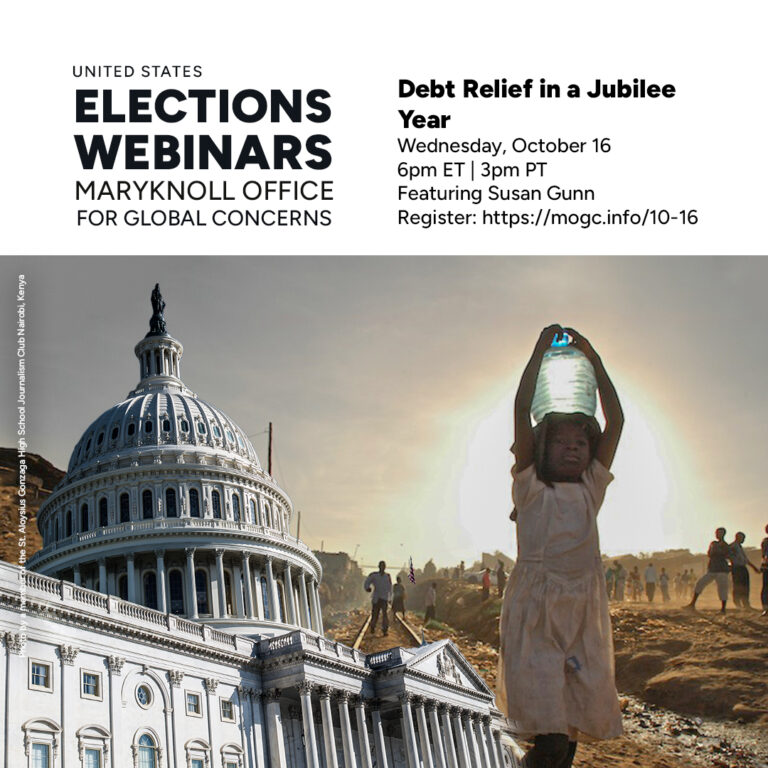 Register for U.S. elections webinar: Debt Relief in a Jubilee Year